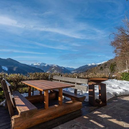 فيلا Panoramic House Carnia - Mountain View Apt With Parking And Terraces Ligosullo المظهر الخارجي الصورة