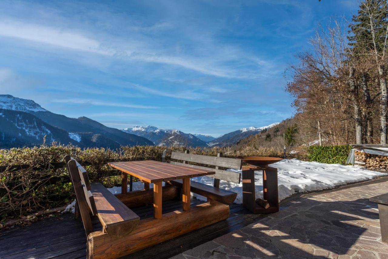 فيلا Panoramic House Carnia - Mountain View Apt With Parking And Terraces Ligosullo المظهر الخارجي الصورة